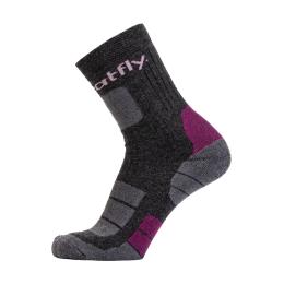 Outdoor ponožky Meatfly Premium Socks 25/26 Magenta