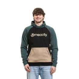 Pánská technická mikina MEATFLY Gravel 25/26 Black Safari