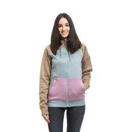 Dámská technická mikina Meatfly Alisha 25/26 Safari Cloud