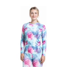 Dámské termo tričko Meatfly Capa 2 5/26 Pink Flowers