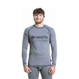 Pánské termo tričko Meatfly Avery 25/26 Charcoal Heather