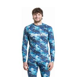 Pánské termo tričko Meatfly Avery 25/26 Blue Mountains