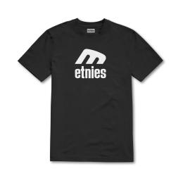 tričko Etnies Icon E Tee 2026 Black/White