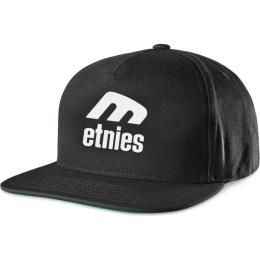 kšiltovka Etnies Icon E Snapback 2026 Black/White