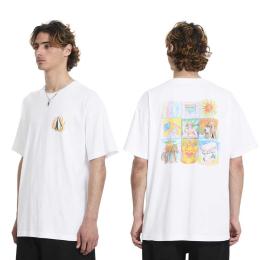 triko Volcom Double Fantasy 2026 White