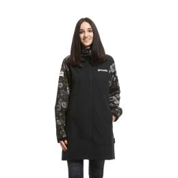 Dámský podzimní softshell kabát Meatfly Thea 2026 Straws / Black