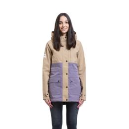 Dámská podzimní street bunda Meatfly Xita 202 6 Safari / Violet