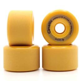 kola na skateboard Cinetic Fractal 2025 64 mm yellow