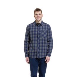 Pánská košile Meatfly Kurt 2026 Blue/Gray