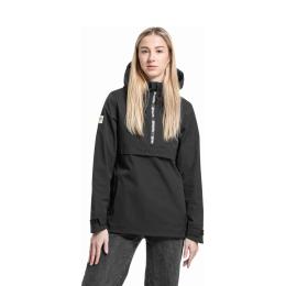 Dámská jarní šusťáková bunda Meatfly Kalle Jacket 2026 Black/Black Logo