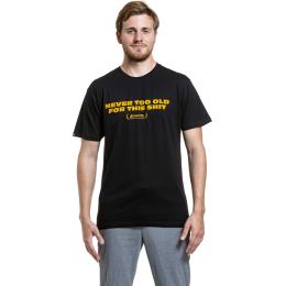 Pánské triko Meatfly Tomas Never Too Old 2025 Black