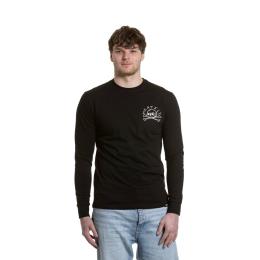 Pánské tričko s dlouhým rukávem Meatfly Judgement 30 2026 Black