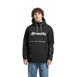 Pánská podzimní softshell bunda Meatfly Jax 2026 Black/White