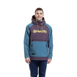 Pánská podzimní softshell bunda Meatfly Jax 2026 Plum/Colonial