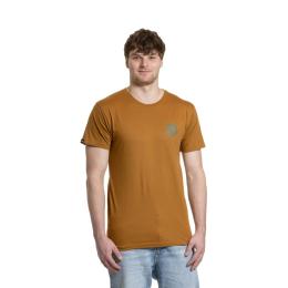 Pánské tričko Meatfly Arrow 2026 Gold Brown
