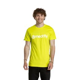 Pánské tričko Meatfly MF Logo 2026 Safety Yellow