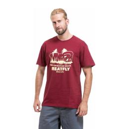 Pánské tričko Meatfly Adventure 26/27 Brown Red