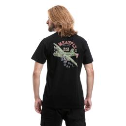 Pánské tričko Meatfly Black Heart 26/27