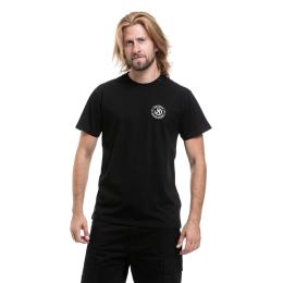 Pánské tričko Meatfly Black Heart 26/27 Skull Black
