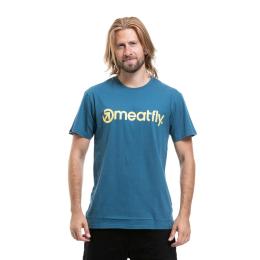 Pánské tričko Meatfly MF Logo 26/27 Super Teal