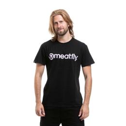 Pánské tričko Meatfly MF Logo 26/27 Lila/Black