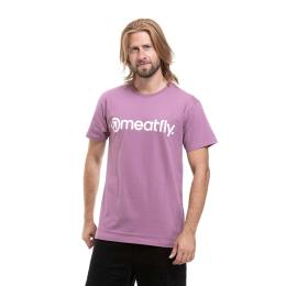 Pánské tričko Meatfly MF Logo 26/27 Dusty Orchid