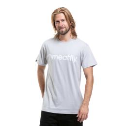 Pánské tričko Meatfly MF Logo 26/27 Quiet Gray