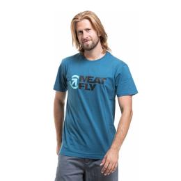 Pánské tričko Meatfly Revital 26/27 Super Teal