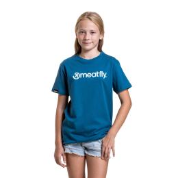 Dětské tričko Meatfly Bart 26/27 Super Teal
