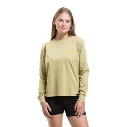 Dámské triko s dlouhým rukávem Meatfly Donnie 26/27 Olive/Brown Mnt