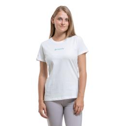 Dámské triko Meatfly Cordie 26/27 White/Blue Mnt