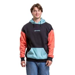 Unisex mikina Meatfly Fry 26/27 Black/Mango