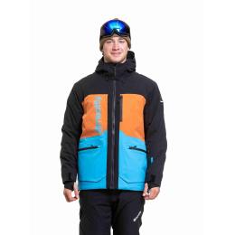 Pánská SNB & SKI bunda Meatfly Manifold 26/27 Black / Vivid Blue