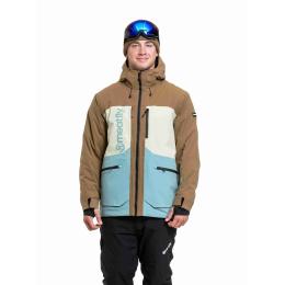 Pánská SNB & SKI bunda Meatfly Manifold 26/27 Butternut / Beryl Green