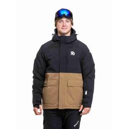 Pánská SNB & SKI bunda Meatfly Vertigo 26/27 Butternut / Black Ripstop