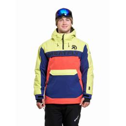 Pánská SNB & SKI bunda Meatfly Zenith 26/27 Poppy Red / Wild Lime